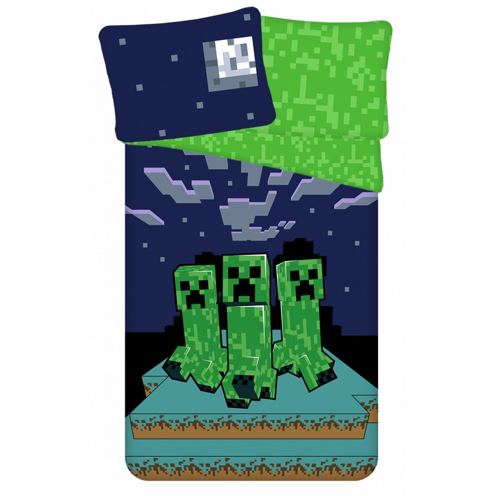 Minecraft Sssleep Tight bedding set 140×200cm, 70×90 cm