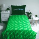 Minecraft Survival Mode Bedding Set 140×200cm, 70×90 cm