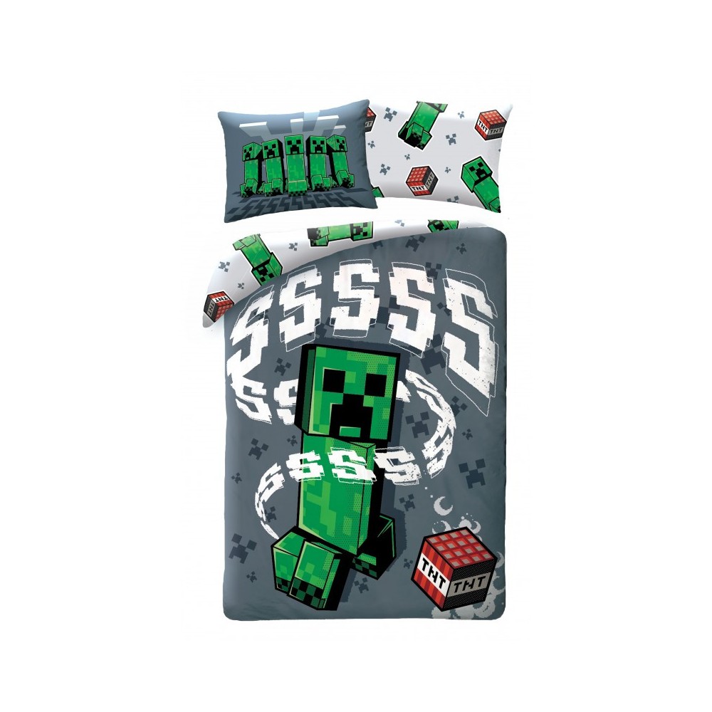 Minecraft TNT bedding cover 140×200cm, 70×90 cm