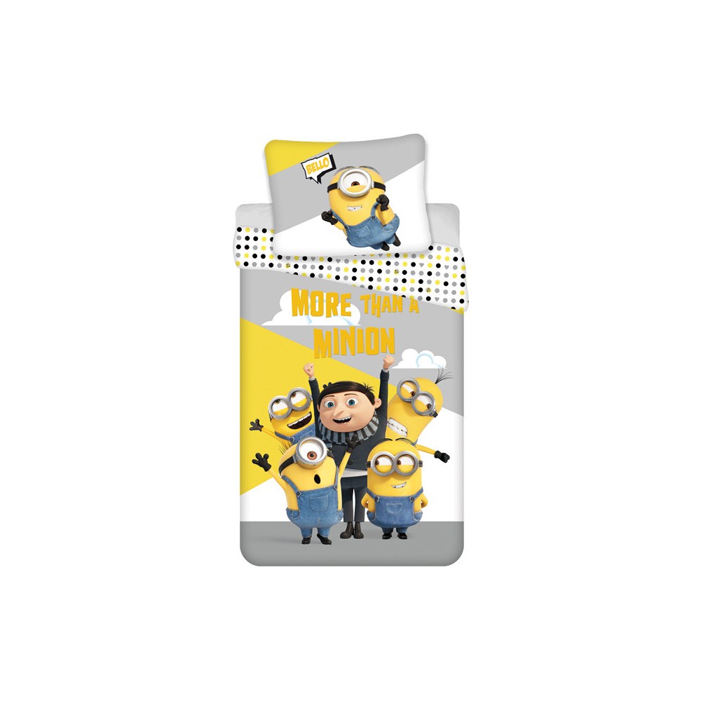 Minions Bello bed linen 140x200cm, 70x90 cm