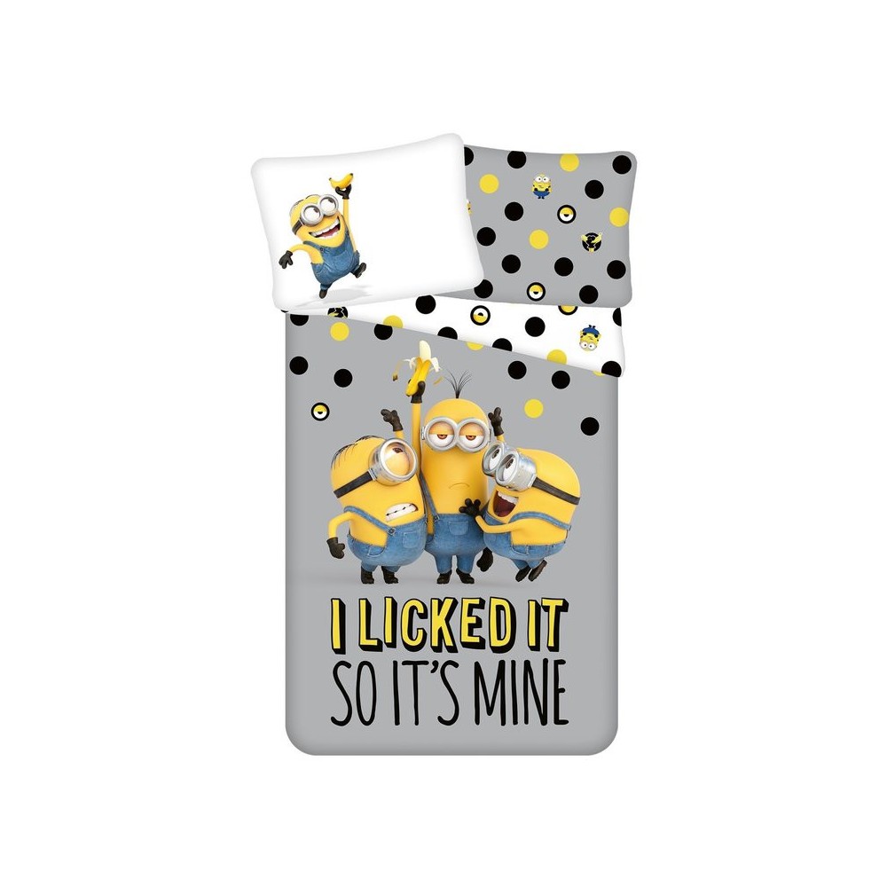 Minions It's Mine bed linen 140x200cm, 70x90 cm