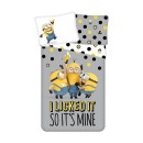 Minions It's Mine bed linen 140x200cm, 70x90 cm