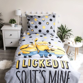 Minions It's Mine bed linen 140x200cm, 70x90 cm