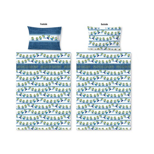 Minions Skate Crew bed linen 140×200cm, 60x70 cm