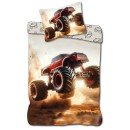 Vehicle Rally Monster Truck bed linen 140×200cm, 70×90 cm