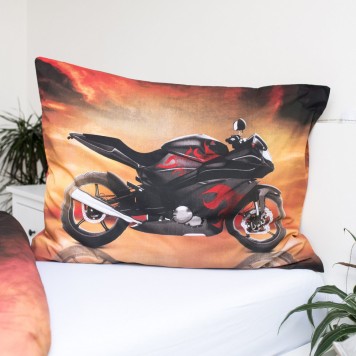 Motor bedding cover 140×200cm, 70×90 cm