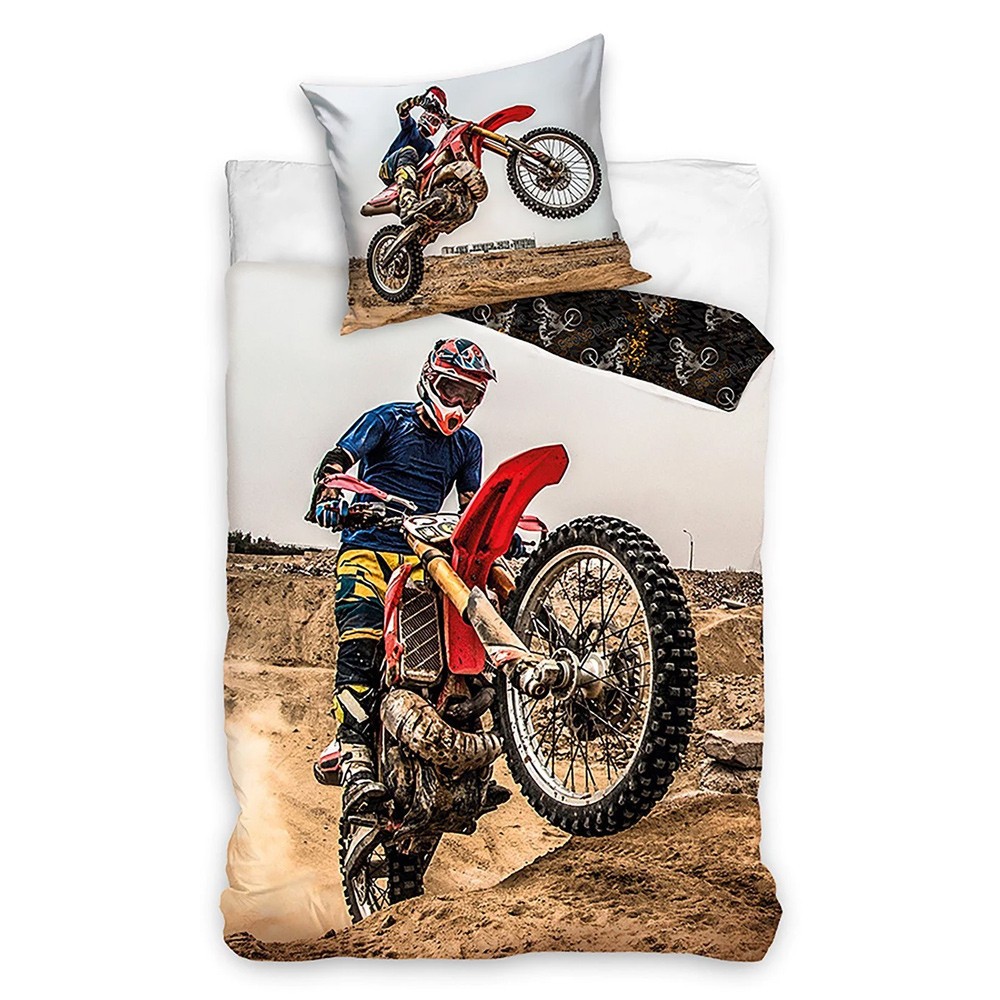 Motor Off-road bicycle bedding set 140×200 cm, 70×90 cm