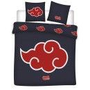 Naruto Akatsuki double, double duvet cover 240×220cm, 65x65 cm