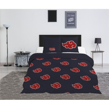 Naruto Akatsuki double, double duvet cover 240×220cm, 65x65 cm