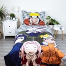 Naruto Grey bedding set 140×200cm, 70×90 cm