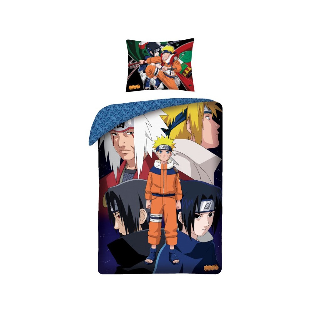 Naruto Past bedding cover 140×200cm, 70×90 cm