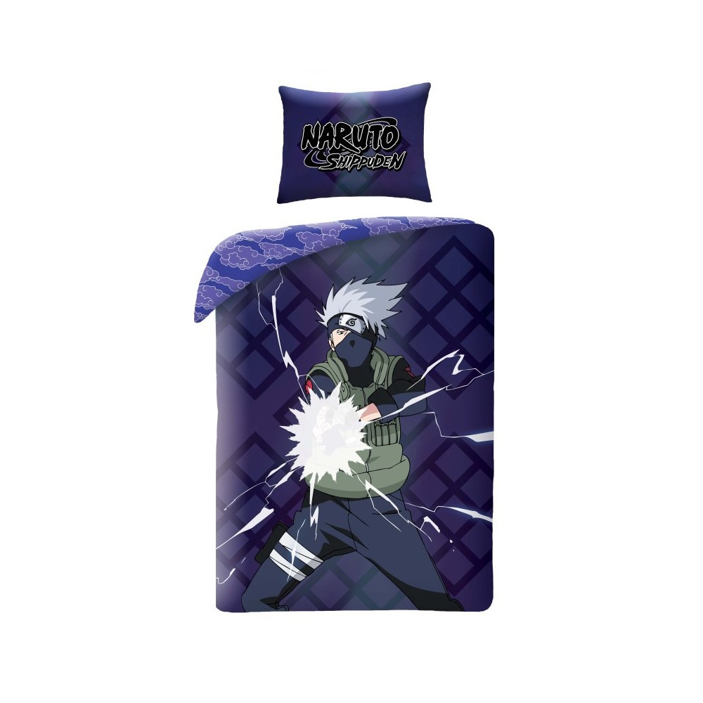 Naruto Raikiri bedding cover 140×200cm, 70×90 cm microfiber