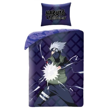 Naruto Raikiri bedding cover 140×200cm, 70×90 cm microfiber