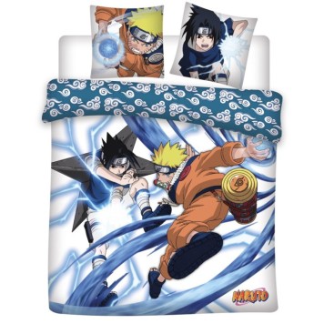Naruto Rasengan vs Chidori double, double duvet cover 240×220cm, 65x65 cm
