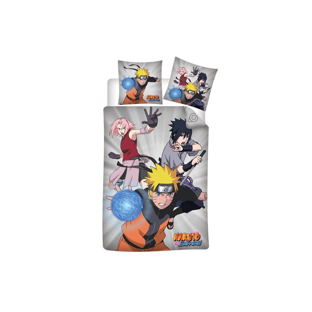 Naruto Team 7 bedding set 140×200cm, 63×63 cm microfibre