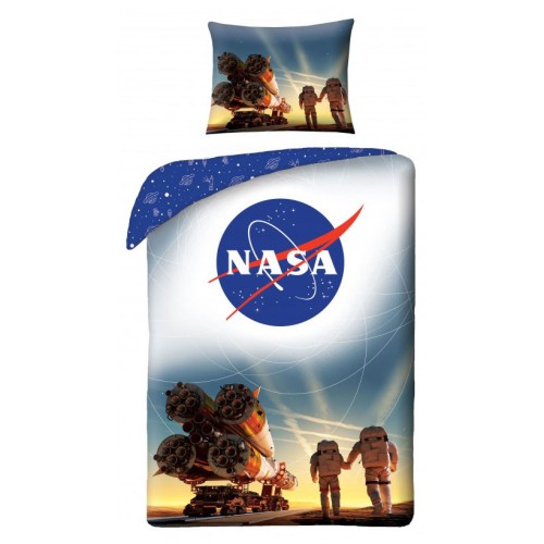 Nasa Rocket bedding set 140×200cm, 70×90 cm