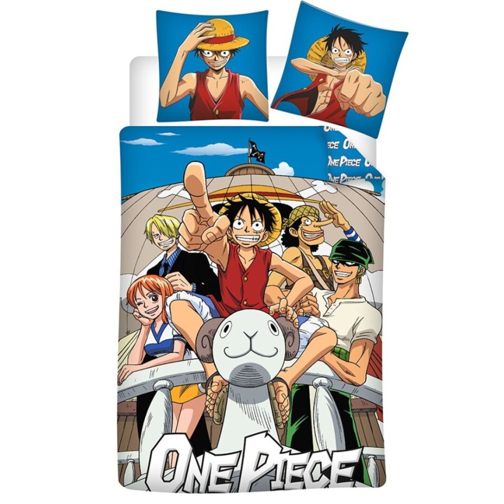 One Piece Going Merry bedding set 140×200cm, 65×65 cm