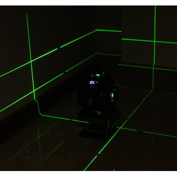 POZIOMICA LASEROWA LASER KRZYŻOWY 4D 360 ZIELONY RTPLK0036