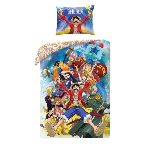 One Piece Piracy Bed linen 140×200 cm, 70×90 cm Microfibre