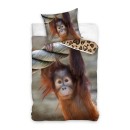 Orangutan Tiny Swinger bedding cover 140x200cm, 70x90 cm