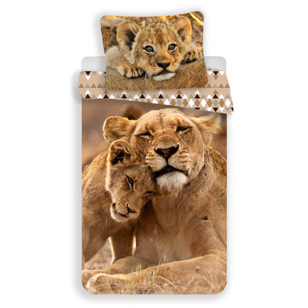 Lion bedding cover 140×200cm, 70×90 cm