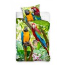 Parrot Couple bedding set 140×200cm, 65×65 cm