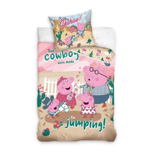 Peppa Pig bedding set 140×200 cm, 70×90 cm