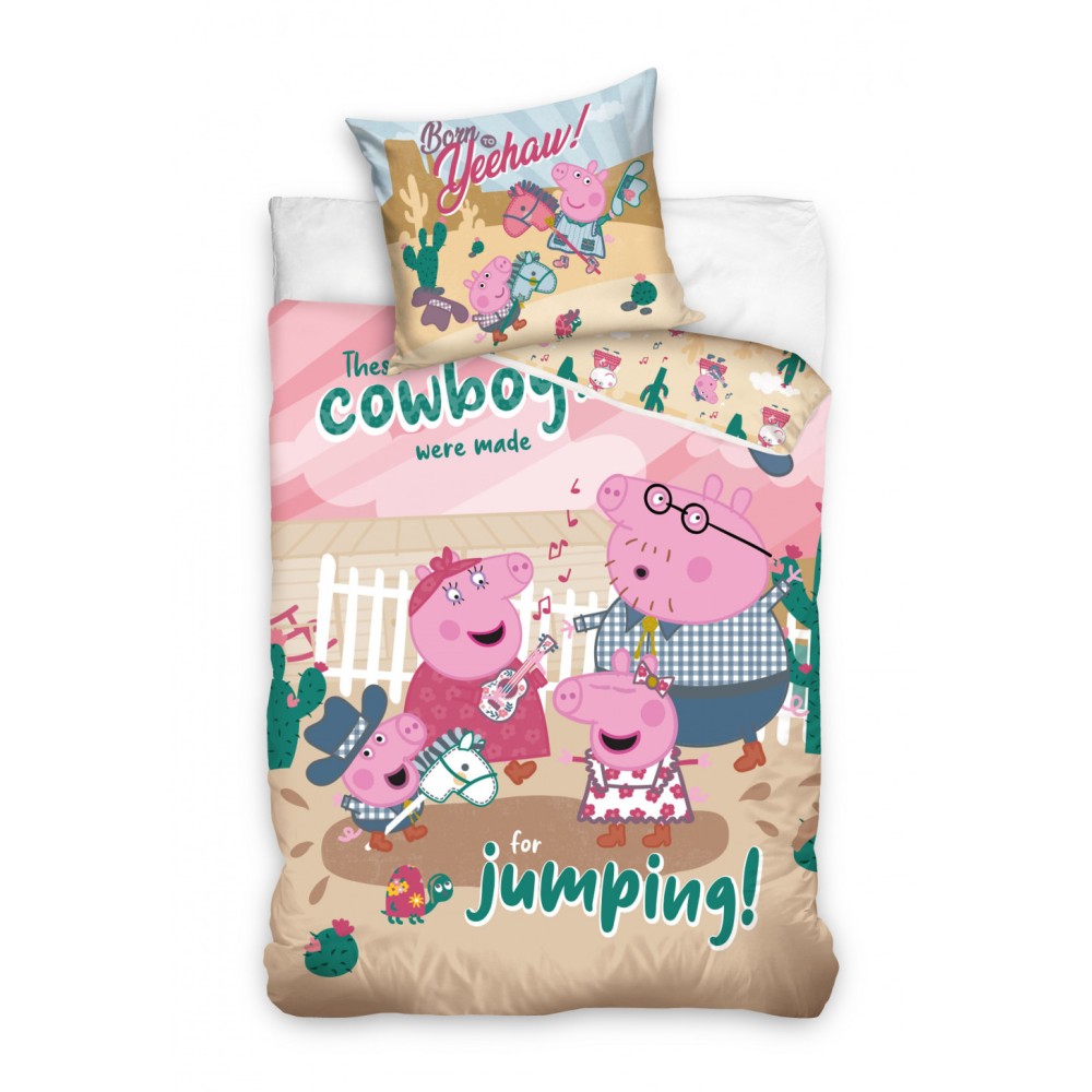 Peppa Pig bedding set 140×200 cm, 70×90 cm