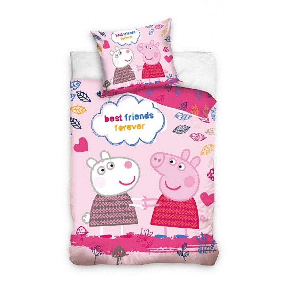 Peppa Pig Forever bedding set 140×200 cm, 70x90 cm