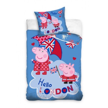 Peppa Pig Hello London bedding set 140×200cm, 70×90 cm