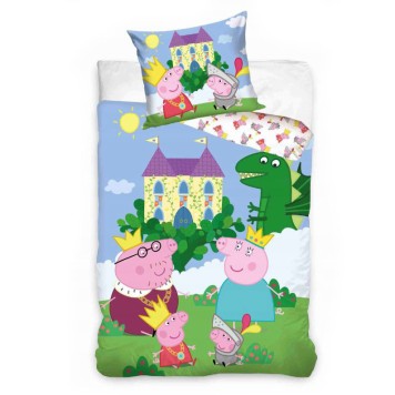Peppa Pig Storyteller bedding set 140×200cm, 70×90 cm