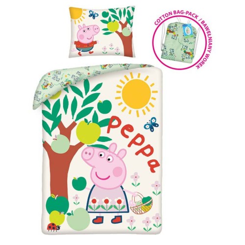 Peppa Pig Tree bedding cover 140×200cm, 70×90 cm