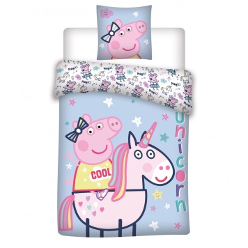 Peppa Pig bed linen cover 135×200cm, 80×80 cm