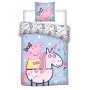 Peppa Pig bed linen cover 135×200cm, 80×80 cm