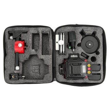 POZIOMICA LASEROWA LASER KRZYŻOWY 4D 360 ZIELONY RTPLK0036