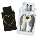 Animals Penguin Bedding Set Glowing in the Dark 140x200cm, 70x90 cm