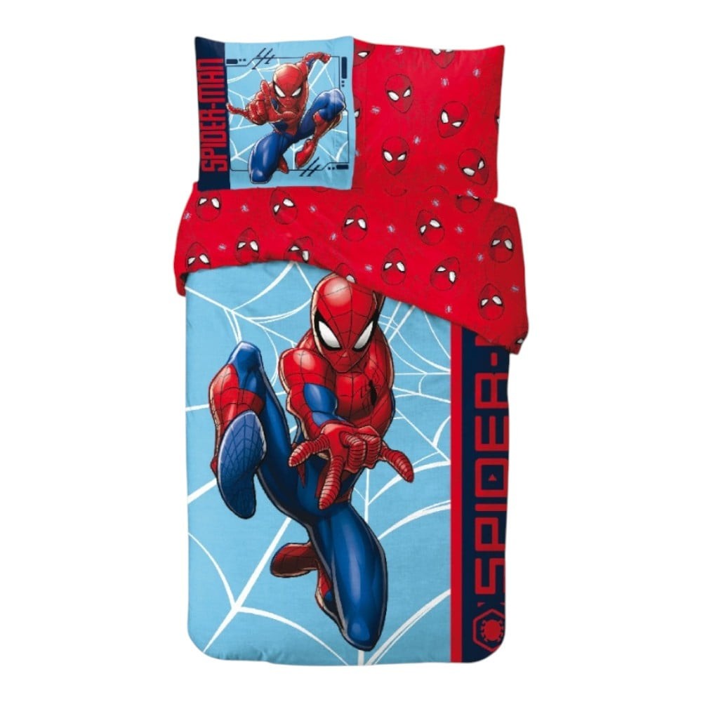 Spiderman Action bedding cover 140×200cm, 65x65 cm