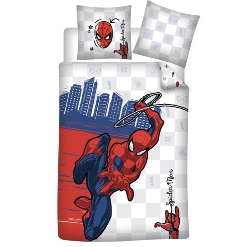 Spiderman Cube bedding set 140×200cm, 65×65 cm