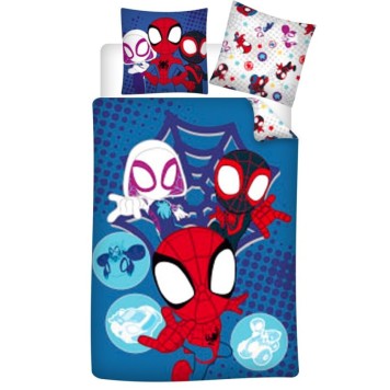 Spiderman bedding set 140×200cm, 65×65 cm