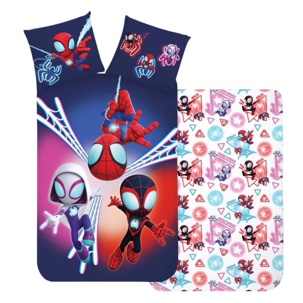 Spiderman Spidey Dark bedding set 140×200cm, 70×90 cm