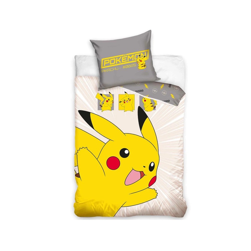 Pokémon 0025 bedding set 140×200cm, 70×90 cm