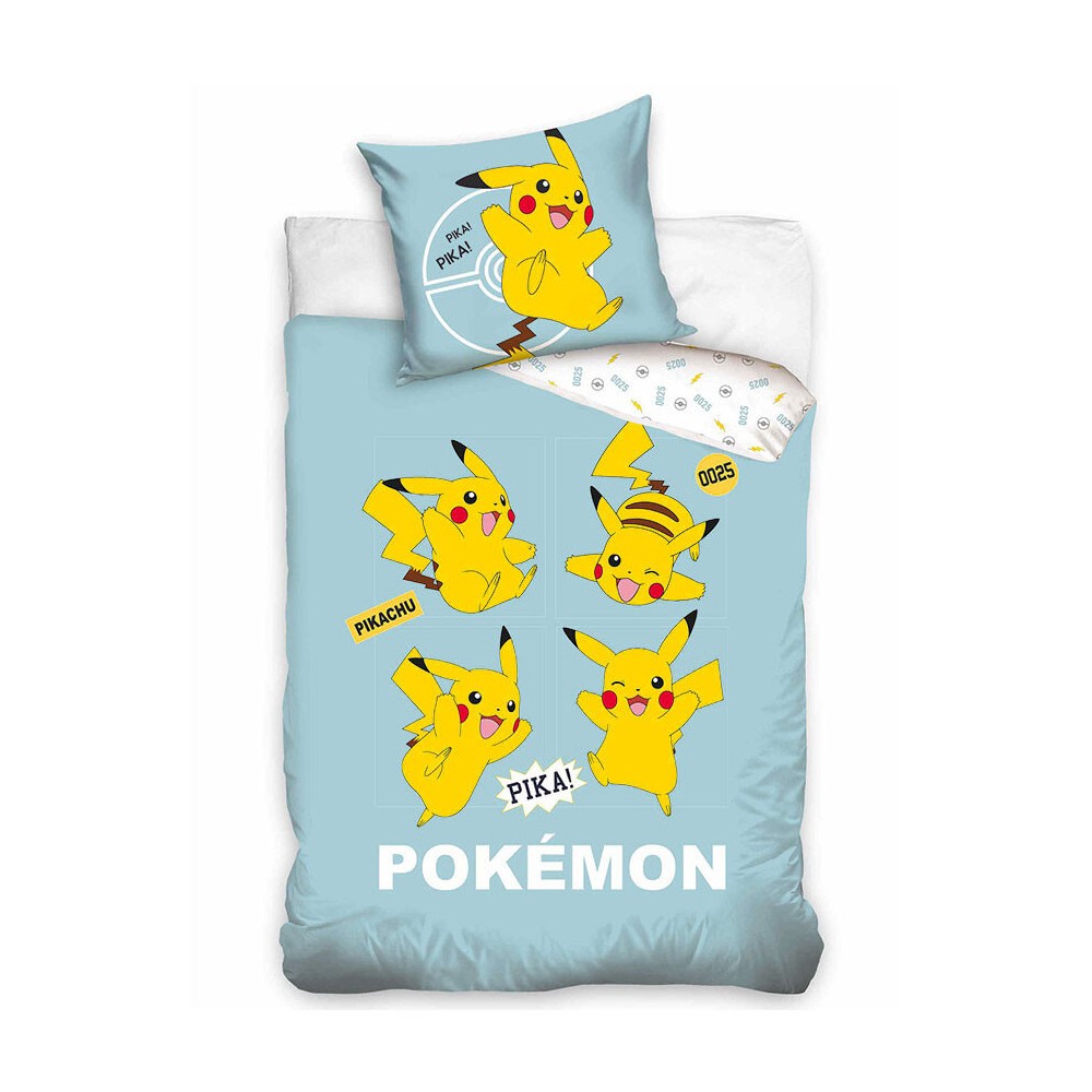 Pokémon Pika bedding set 140×200cm, 70×90 cm