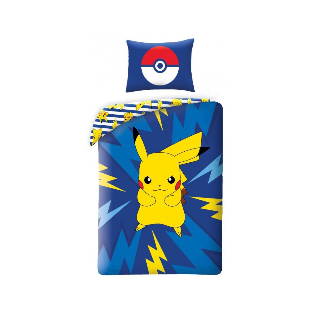Pokémon Pika-Power bedding cover 140×200cm, 70×90 cm