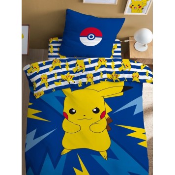 Pokémon Pika-Power bedding cover 140×200cm, 70×90 cm