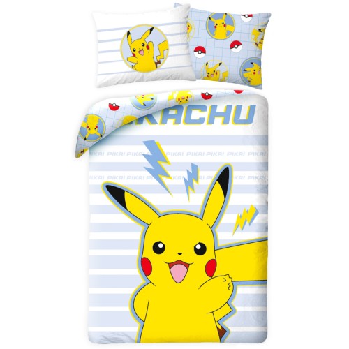 Pokémon Thunderbolt  bedding set 140×200cm, 70×90 cm