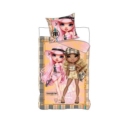 Rainbow High bedding cover 140×200cm, 70x90 cm