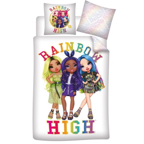 Rainbow High Dazzling  Bedding cover 140×200cm, 63×63 cm microfibre
