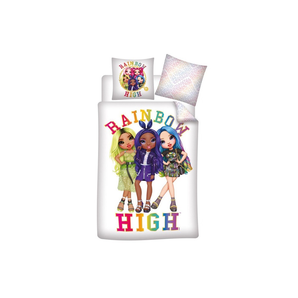 Rainbow High Dazzling  Bedding cover 140×200cm, 63×63 cm microfibre