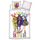Rainbow High Dazzling  Bedding cover 140×200cm, 63×63 cm microfibre
