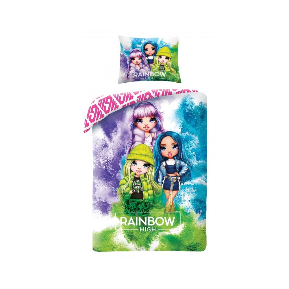 Rainbow High Mystic bedding set 140×200cm, 70×90 cm